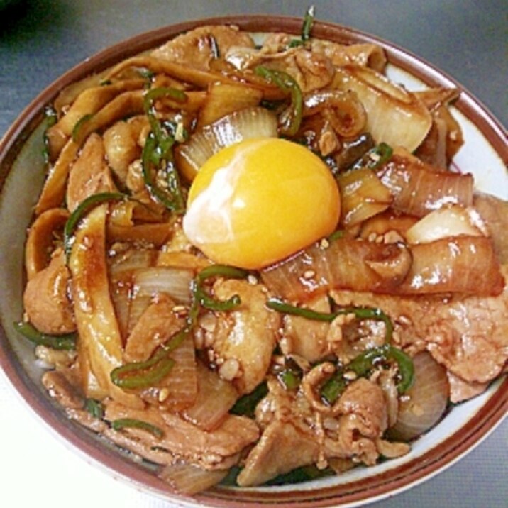 鰻のタレで♪うま豚丼☆